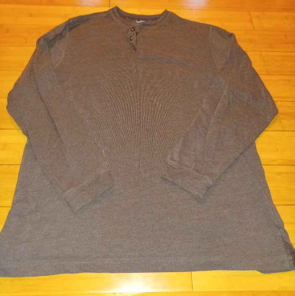Men's thermal Henley
